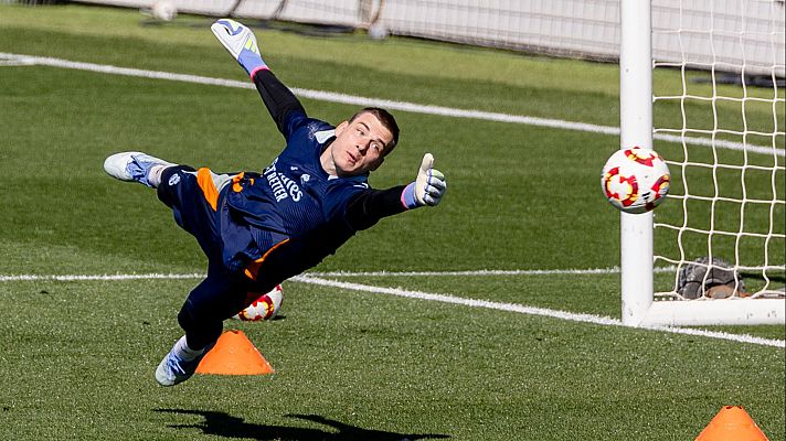  - Courtois no se entrena y Lunin apunta a titular ante la Real en Copa