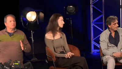 Captación de imagen con José Luis de la Torre, Elena Campillo y Jorge Agero