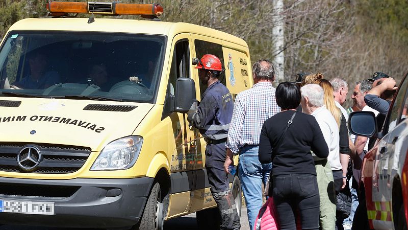 Los heridos por la explosión en la mina de Cerredo están graves, pero estables
