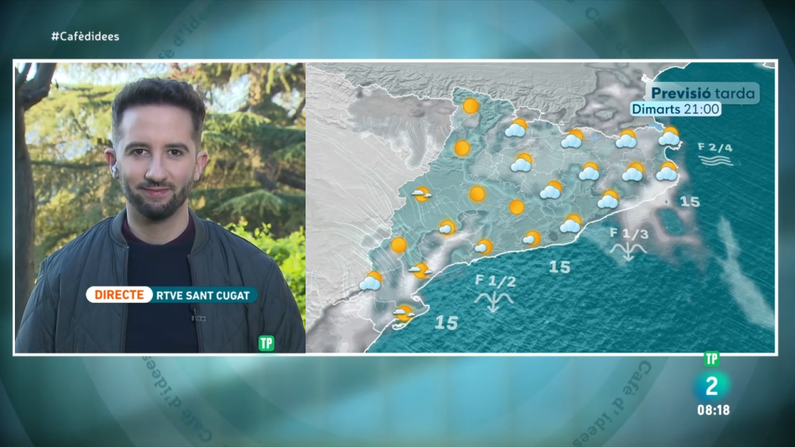 El Temps - L'abril comença amb una temperatura més baixa i canvis a la vista | Veure