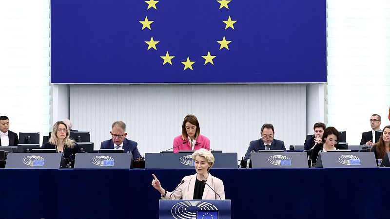 Aranceles: Von der Leyen asegura que la UE tiene un plan "sólido" - Informativo 24h | Ver