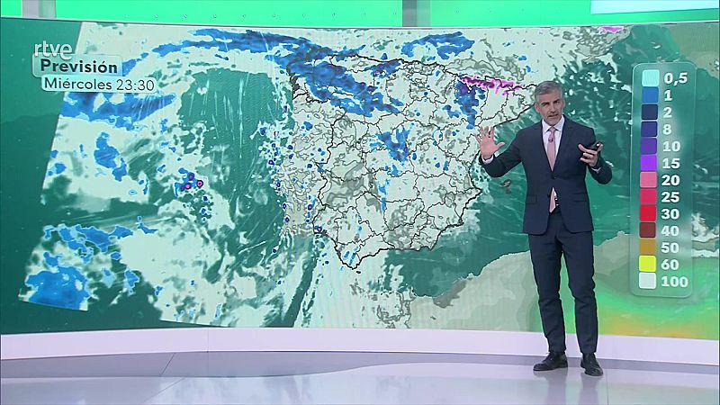 Aumento notable de las máximas en interiores del Cantábrico oriental, descenso en zonas del este de Cataluña - ver ahora
