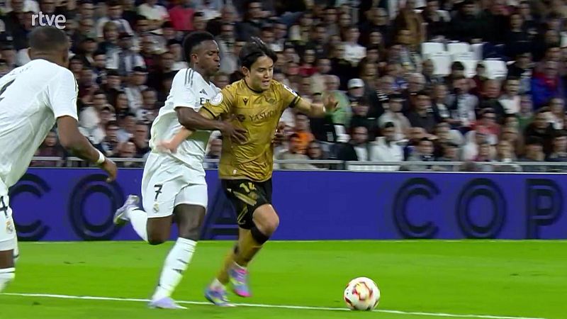 Real Madrid - Real Sociedad | Posible penalti de Vinicius a Kubo - Copa del Rey | Ver