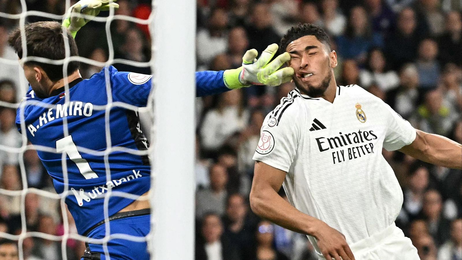 Real Madrid - Real Sociedad | Manotazo de Remiro a Bellingham - Copa del Rey | Ver