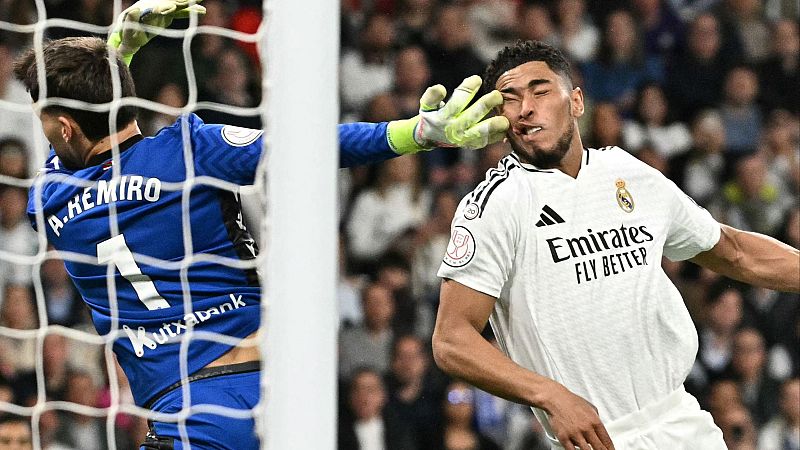 Real Madrid - Real Sociedad | Manotazo de Remiro a Bellingham - Copa del Rey | Ver