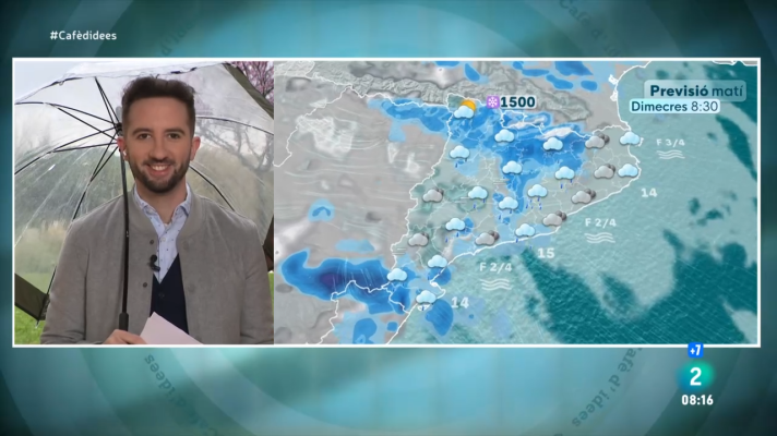 El temps - Dimecres gris, plujós i fresc