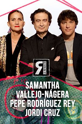 Pepe Rodríguez, Samantha Vallejo-Nágera y Jordi Cruz