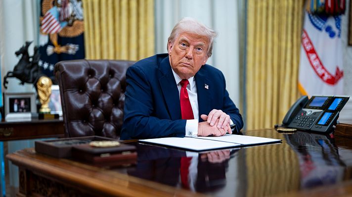 Telediario 2 - El 'Día de la Liberación' de Trump: en juego 20 mil millones de euros en exportaciones españolas