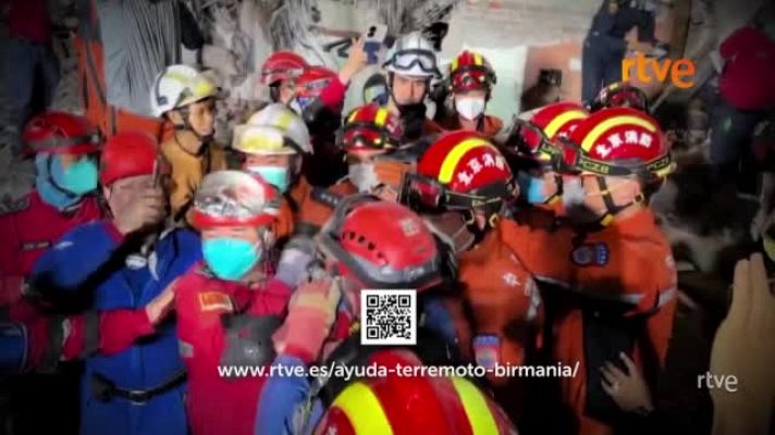  - RTVE lanza una campaña de ayuda a las víctimas del terremoto de Birmania