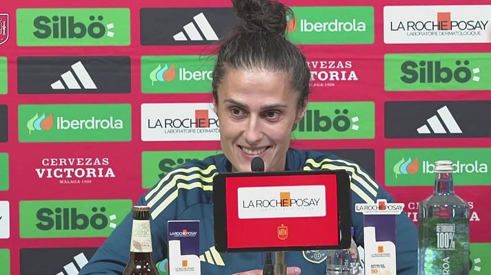 Fútbol - Rueda de prensa de Montse Tomé, Seleccionadora Nacional Absoluta y la jugadora Mariona Caldentey