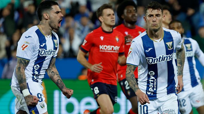 Resúmenes de LaLiga - Leganés - Osasuna: resumen del partido de la 30ª jornada de Liga | Primera