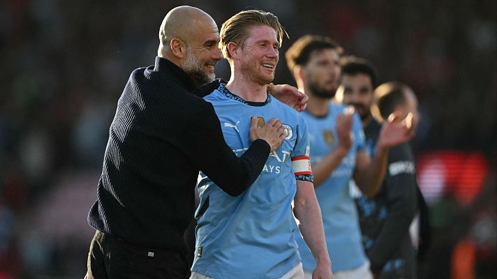 Fútbol - "Día triste" para Guardiola por la marcha de De Bruyne
