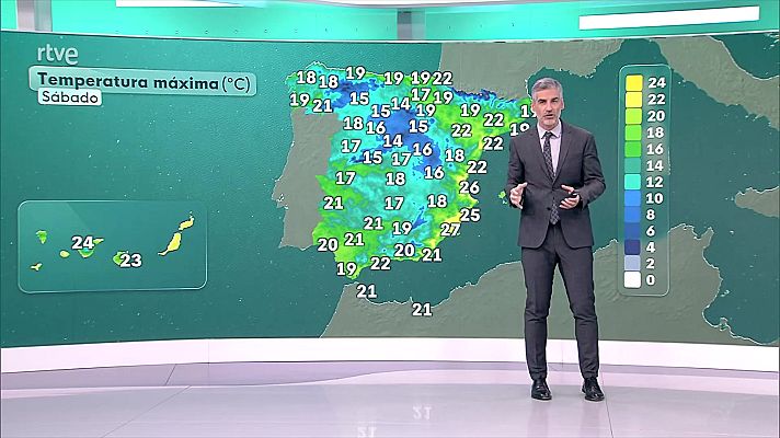 El tiempo - Precipitaciones localmente fuertes con tormenta en Andalucía occidental, Extremadura y sistema Ibérico