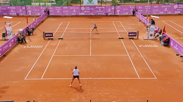 Tenis - WTA 125 Torneo La Bisbal. ¼ final 1er. partido