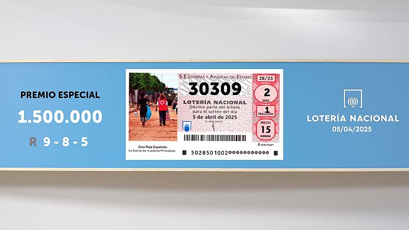 Sorteo de la Lotería Nacional del 05/04/2025 - Ver ahora