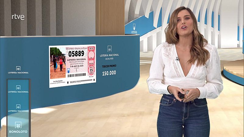 Sorteo de la Lotería Nacional del 05/04/2025 - ver ahora