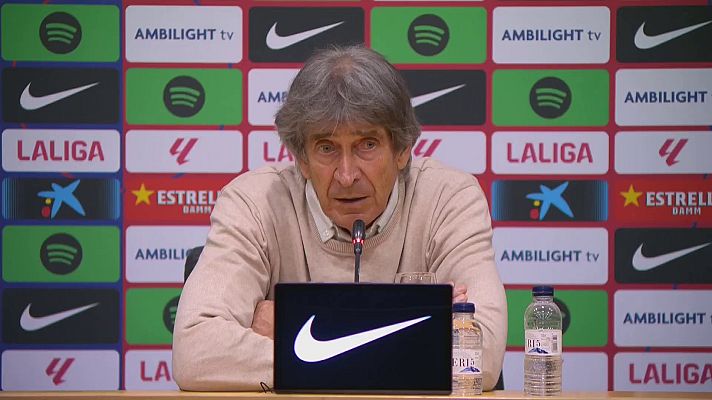 Fútbol - Pellegrini presume de empate ante un Barça "dominador absoluto del fútbol actual"