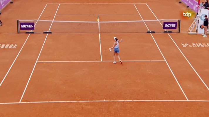Tenis - WTA 125 Torneo La Bisbal. 1ª semifinal