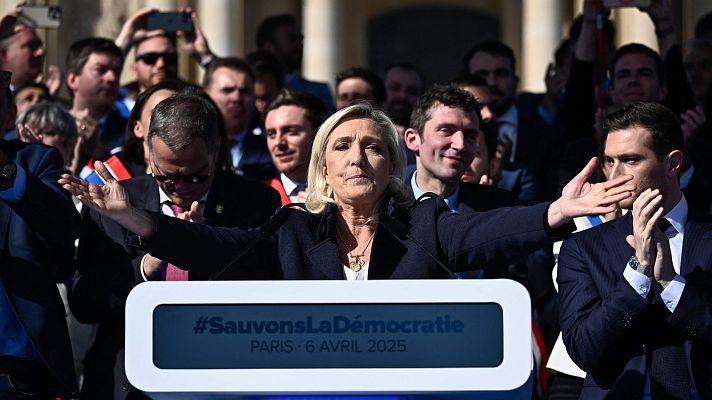 Fin de semana 24h - Marine Le Pen: "No ha sido una decisión de la Justicia, ha sido una decisión política"