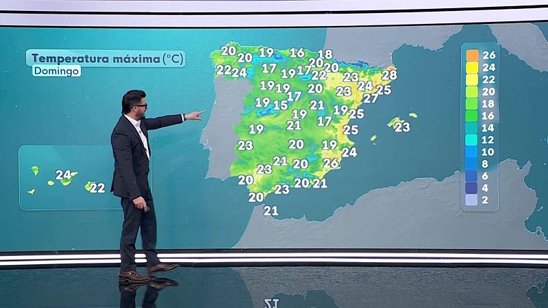 Las temperaturas máximas ascenderán de forma moderada en el centro y noroeste peninsular - ver ahora