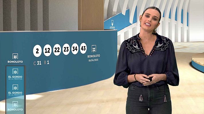 Loterías - Sorteo de la Bonoloto y El Gordo de la Primitiva del 06/04/2025