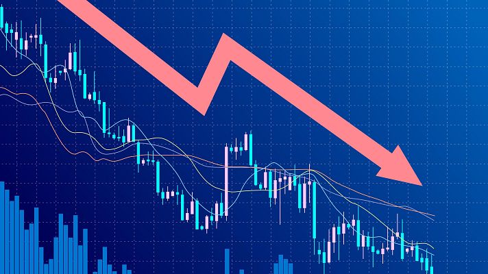 Telediario 1 - 'Lunes negro' en las bolsas mundiales por los aranceles de Trump: ¿cuándo pararán las caídas?