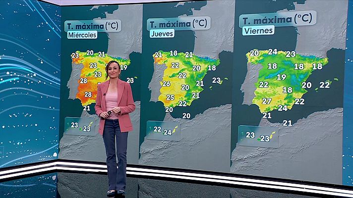 El tiempo - Descenso de las máximas en el litoral norte mediterráneo