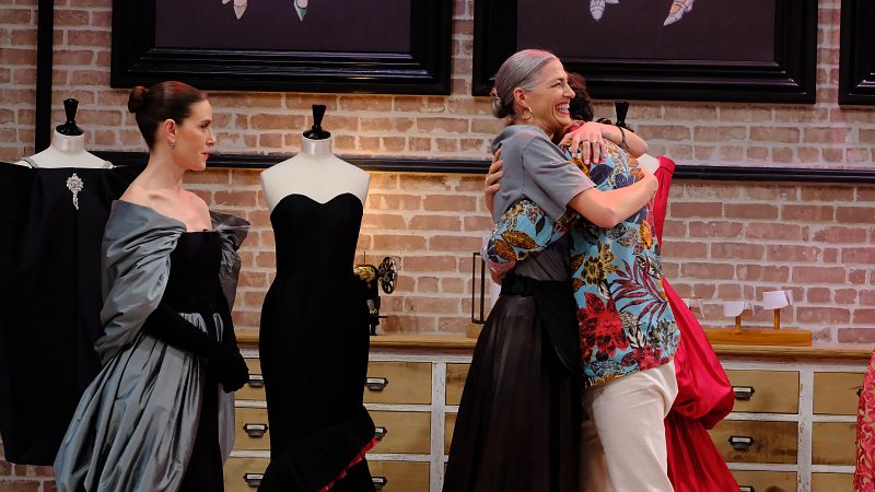 Laura Sánchez se queda a las puertas de la final y abandona el taller de Maestros de la Costura Celebrity - Maestros de la costura | Ver