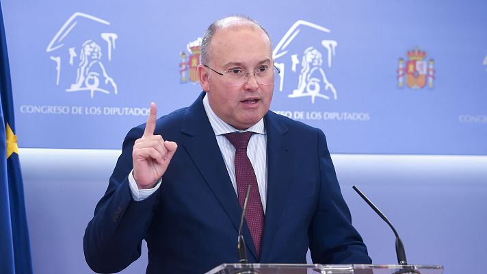 Telediario 1 - El PP reprocha al Gobierno no incorporar las "reformas estructurales" que plantea Feijóo en el decreto de aranceles