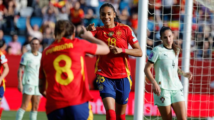 UEFA Nations League - España - Portugal: gol de Salma a pase de Mariona