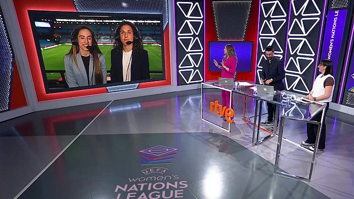 UEFA Women's Nations League - Programa "Selecciones". Postpartido España - Portugal