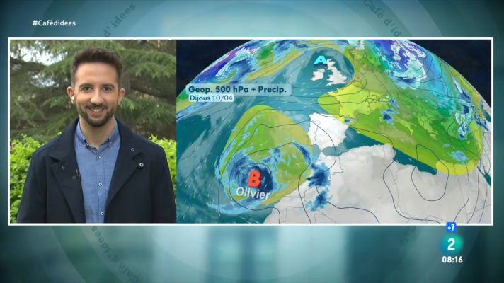 El temps - Dimecres amb sol, núvols costaners i tempestes de tarda a l'interior