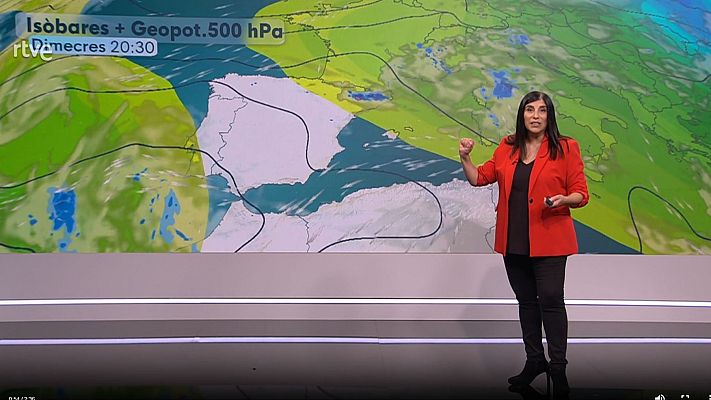 El temps - Boira marítima, sol, ruixats i tronades de tarda, i un ull posat en la Borrasca Olivier