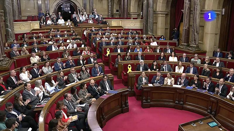 El pla de resposta als aranzels de Trump centra la sessió de control al Parlament - L'Informatiu | Veure