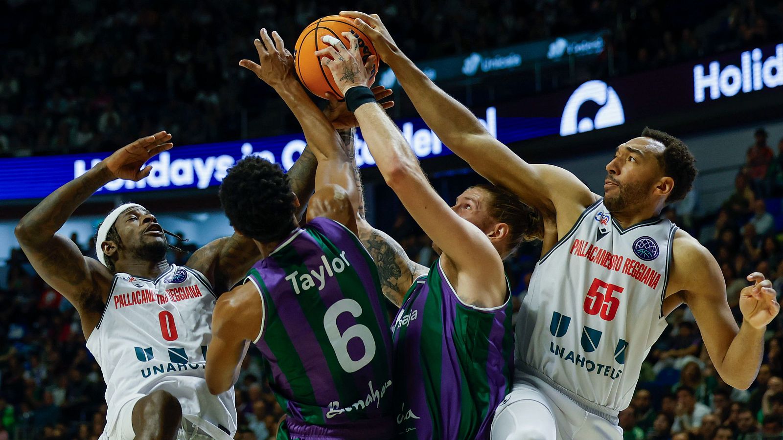 Baloncesto - Champions League. 1/4 Final: Unicaja - Pallacanestro Reggiana - ver ahora