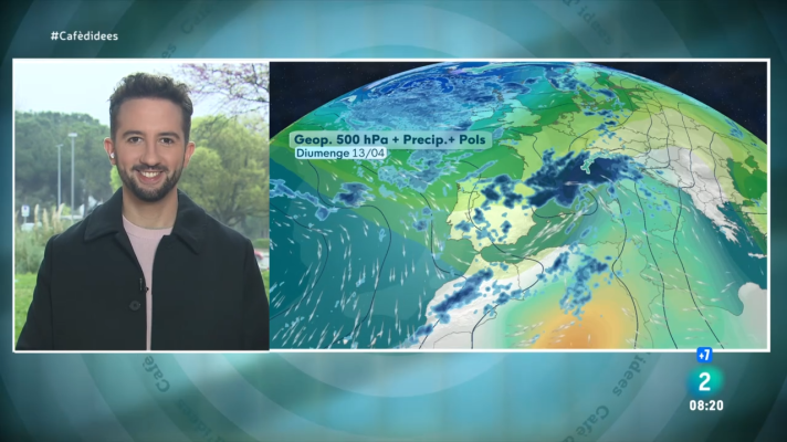 El temps - Dijous humit i més fresc, amb núvols i alguns ruixats