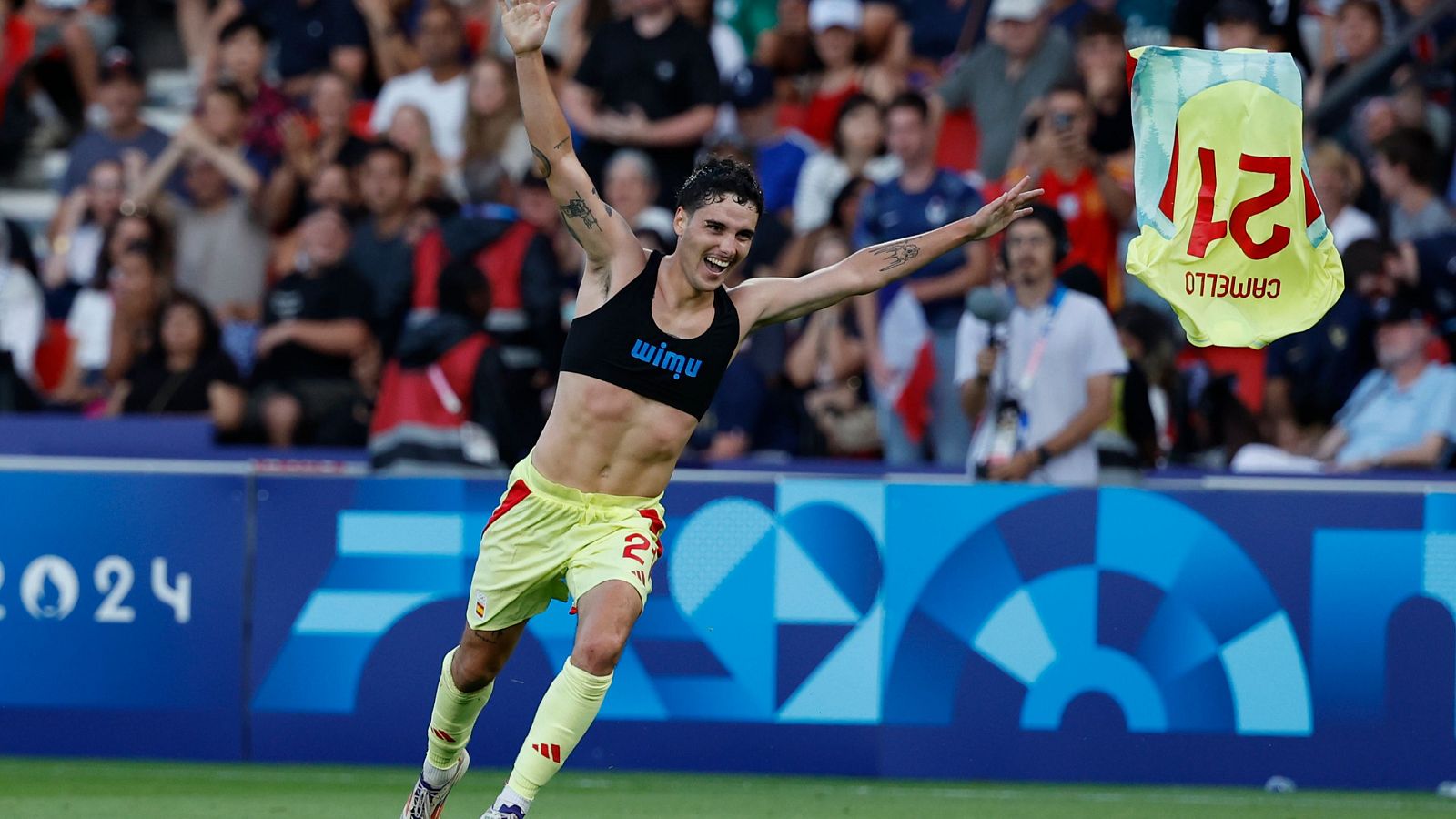 Objetivo Los �ngeles 2028 revive con Sergio Camello y Santi Denia el oro ol�mpico del f�tbol espa�ol en Par�s 2024
