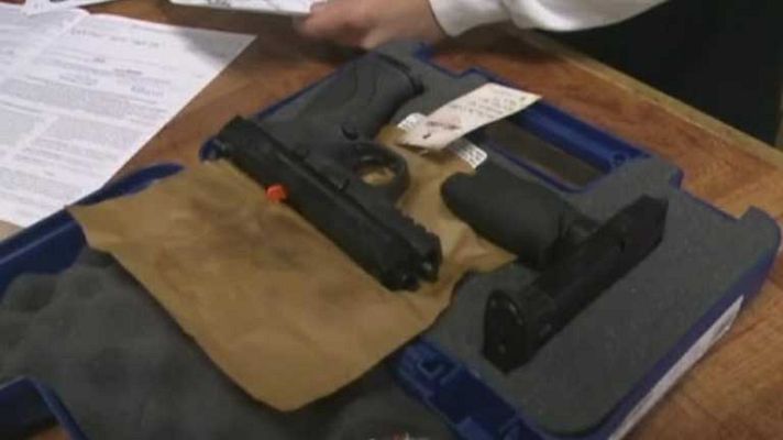 Telediario 1 - Control de armas en EE.UU.