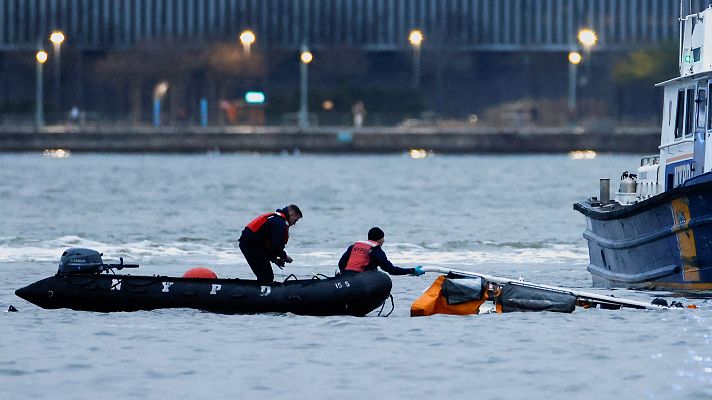 Informativo 24h - Cinco españoles mueren en un accidente de helicóptero en Nueva York