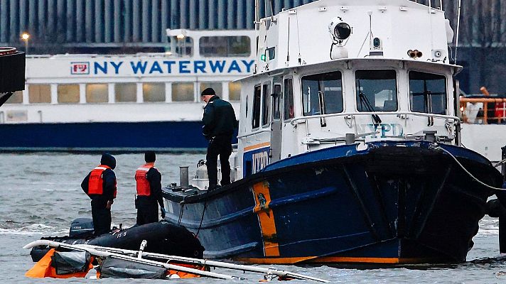 Especiales informativos - Cinco españoles mueren en un accidente de helicóptero en Nueva York