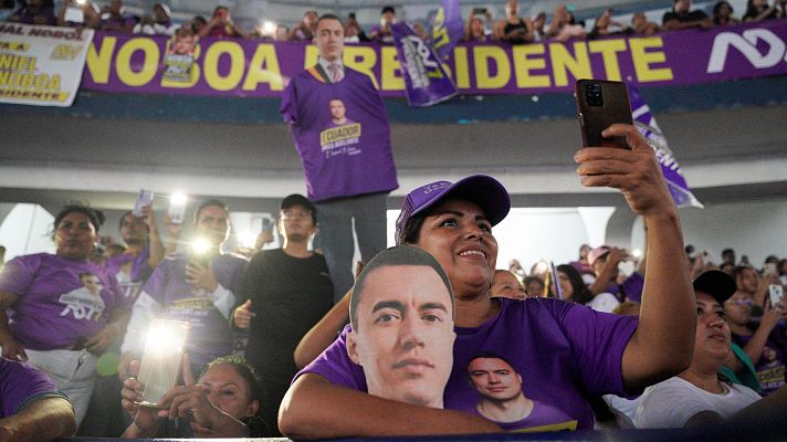 Telediario 1 - Ecuador elegirá a su presidente este domingo