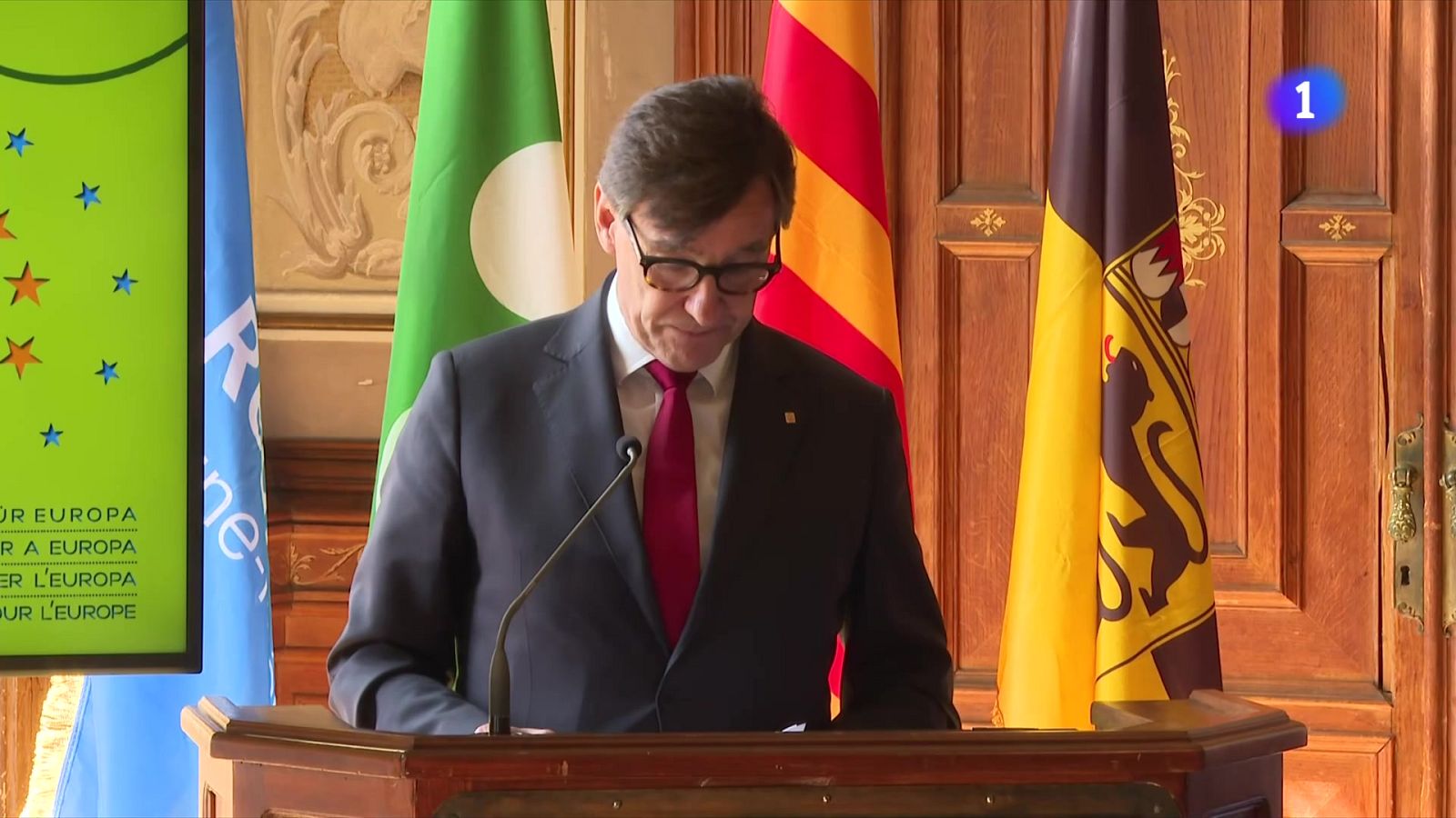 Salvador Illa assumeix a Varese la presidència dels Quatre Motors per a Europa - L'Informatiu | Veure