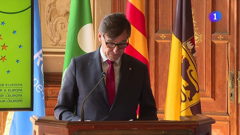 Salvador Illa assumeix a Varese la presidència dels Quatre Motors per a Europa - L'Informatiu | Veure