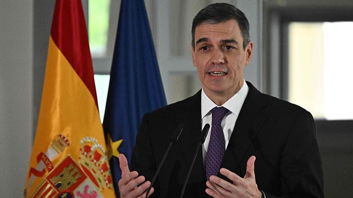 Telediario 2 - Sánchez niega que su esposa hiciera gestiones para el rescate de Air Europa