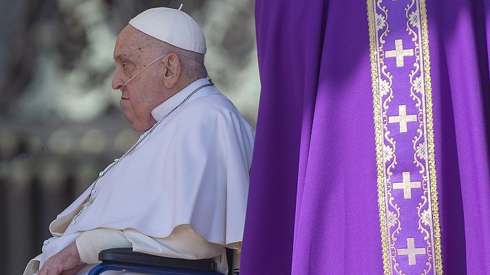 Telediario Fin de Semana - El Vaticano adapta la agenda del papa en Semana Santa a su salud