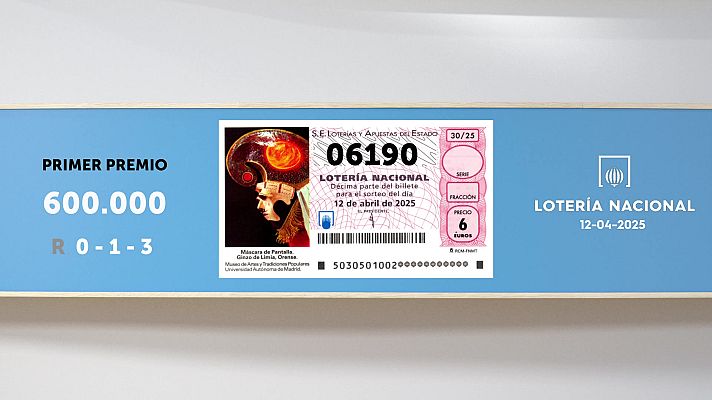 SELAE - Sorteo de la Lotería Nacional del 12/04/2025