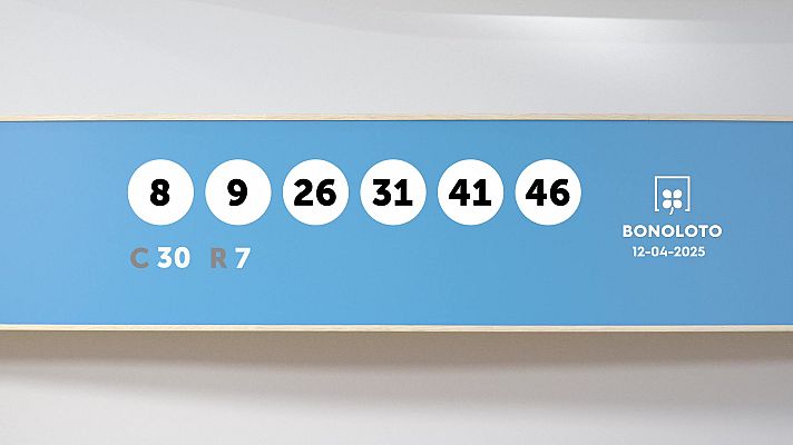 SELAE - Sorteo de la Lotería Bonoloto del 12/04/2025