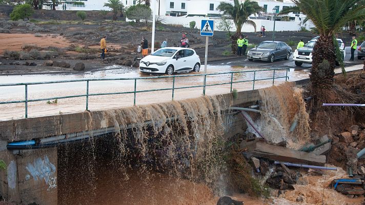 Fin de semana 24h - Emergencia en Lanzarote por las inundaciones tras las intensas lluvias