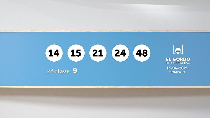 SELAE - Sorteo de la Lotería Gordo de la Primitiva del 13/04/2025