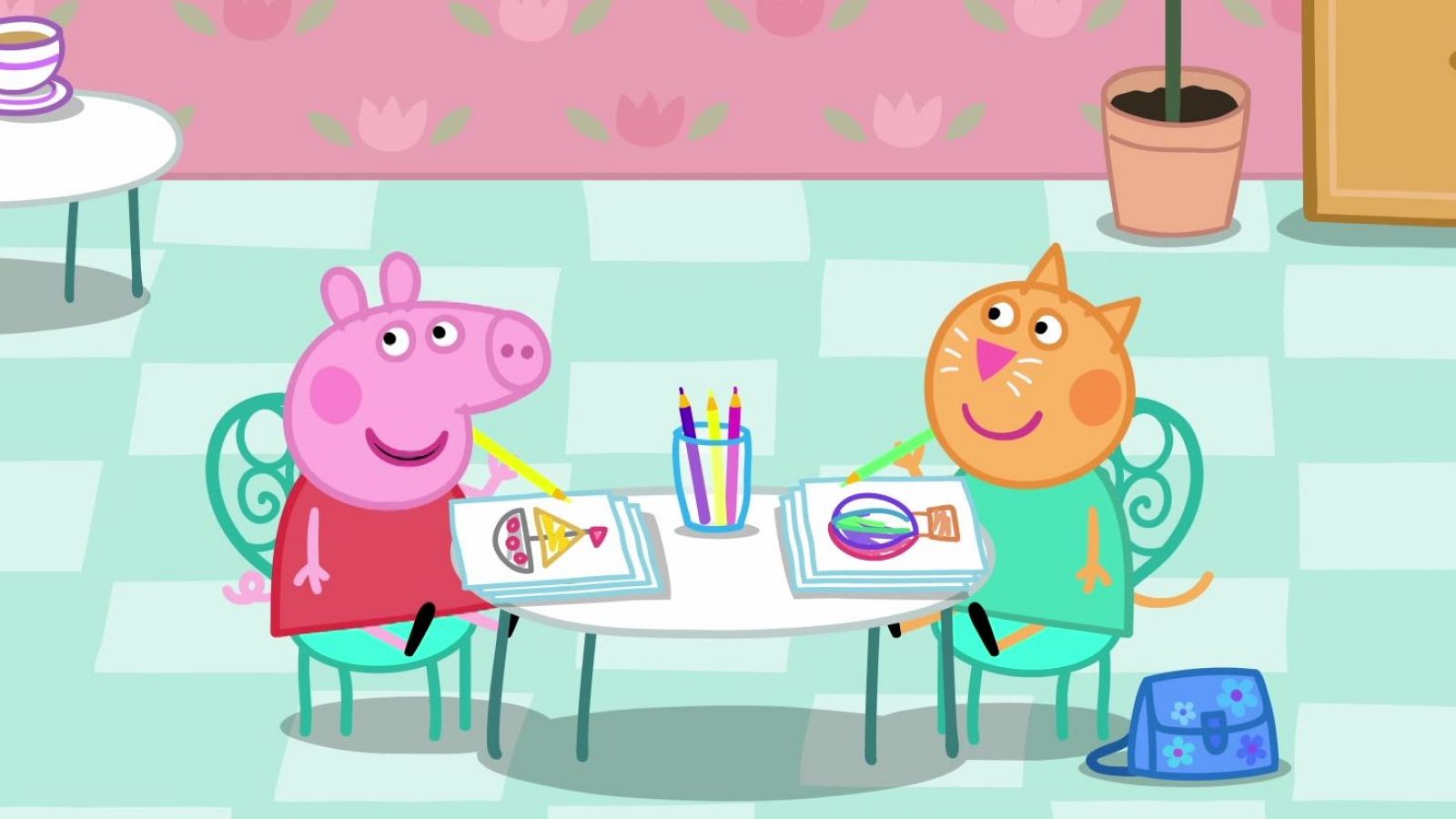 El café del Señor Cat - Peppa Pig | Ver